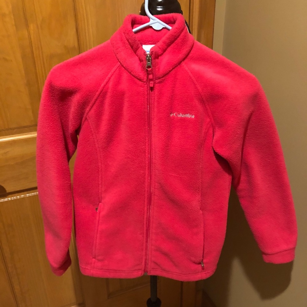 Girls Columbia fleece jacket